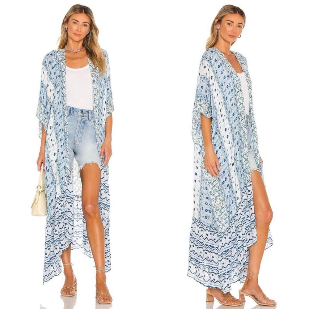 Free People Wallflower Ruffle Kimono
